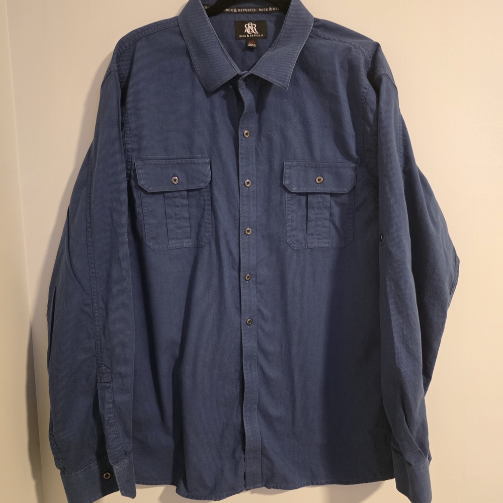 Rock & Republic Deep Blue Shirt